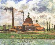 Camille Pissarro Shore plant oil on canvas